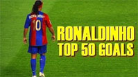 Роналдиньо (Ronaldinho) - ТОП 50 лучших голов! 
