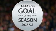 Претенденты на звание лучшего гола сезона-2014/15 от УЕФА