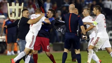 Спортивный арбитражный суд назначил Сербии техническое поражение в матче с Албанией