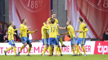 Швеция не удержала победу в Копенгагене, но вышла на Чемпионат Европы