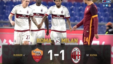 «Рома» и «Милан» поделили очки