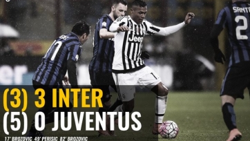 «Ювентус» в драматичной борьбе всё же прошёл «Интер»