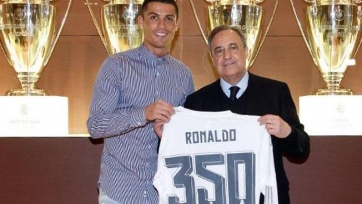 Флорентино Перес поздравил Роналду с 350-м голов в составе «Реала»