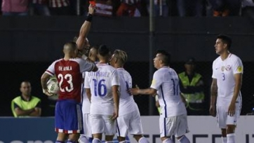 Гари Медель дисквалифицирован на четыре матча сборной Чили