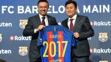 Официально: Rakuten стал титульным спонсором «Барселоны»