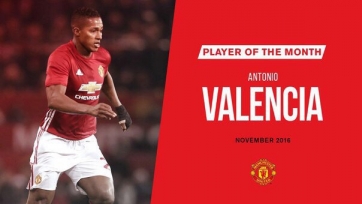 Фанаты «Манчестер Юнайтед» признали Валенсию лучшим игроком команды в ноябре