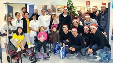 Футболисты «Эмполи» посетили одну из детских больниц