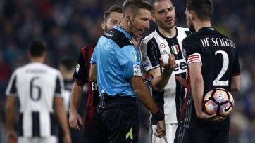 Судейский комитет признал ошибочным пенальти в матче «Ювентус» – «Милан» и объявил наказание для арбитров