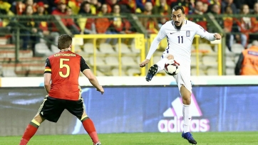 Сборная Бельгии с большим трудом спаслась от поражения в домашней игре с греками