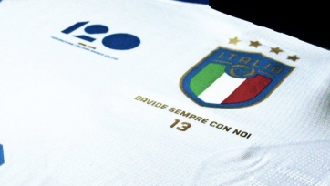 Сегодня итальянская сборная сыграет в особых футболках