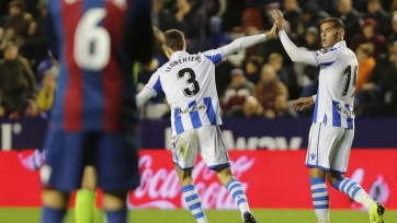 «Реал Сосьедад», забив за 10 минут трижды, победил на выезде «Леванте»