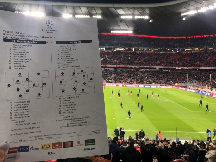«Бавария» - «Ливерпуль» - 1:3. Текстовая трансляция матча
