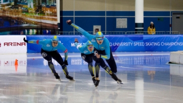 Казахстанец выиграл турнир в Калгари по конькобежному спорту