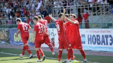 «Уфа» переиграла «Томь» в первом стыковом матче 