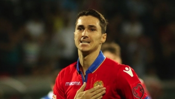 Пиззелли объявил об уходе из «Актобе» и сборной Армении