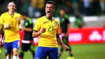 Гол со штрафного от Коутиньо стал первым для Бразилии за 5 лет. Видео