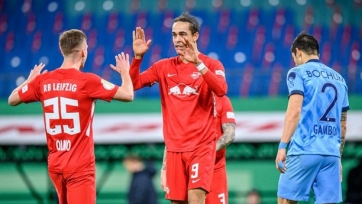 «Вольфсбург» и «РБ Лейпциг» вышли в четвертьфинал Кубка Германии