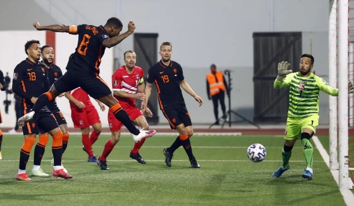 Гибралтар – Нидерланды – 0:7. Обзор матча и видео голов
