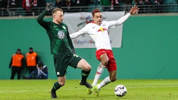 «РБ Лейпциг» прошел «Вольфсбург» на пути в 1/2 финала Кубка Германии