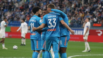 «Зенит» забил семь безответных голов в ворота «Сочи» в матче с дублями Малкома и Сергеева