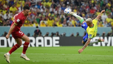 Сборная Бразилии уверенно обыграла Сербию благодаря дублю Ришарлисона