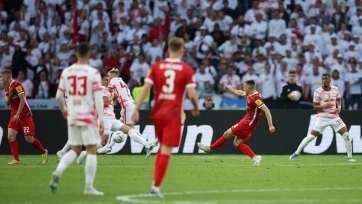 «Лейпциг» с дублем Собослая разгромил «Фрайбург» в полуфинале Кубка Германии
