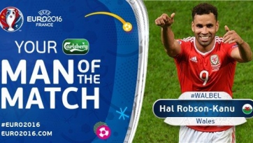 Хэл Робсон-Кану – лучший игрок матча между Уэльсом и Бельгией